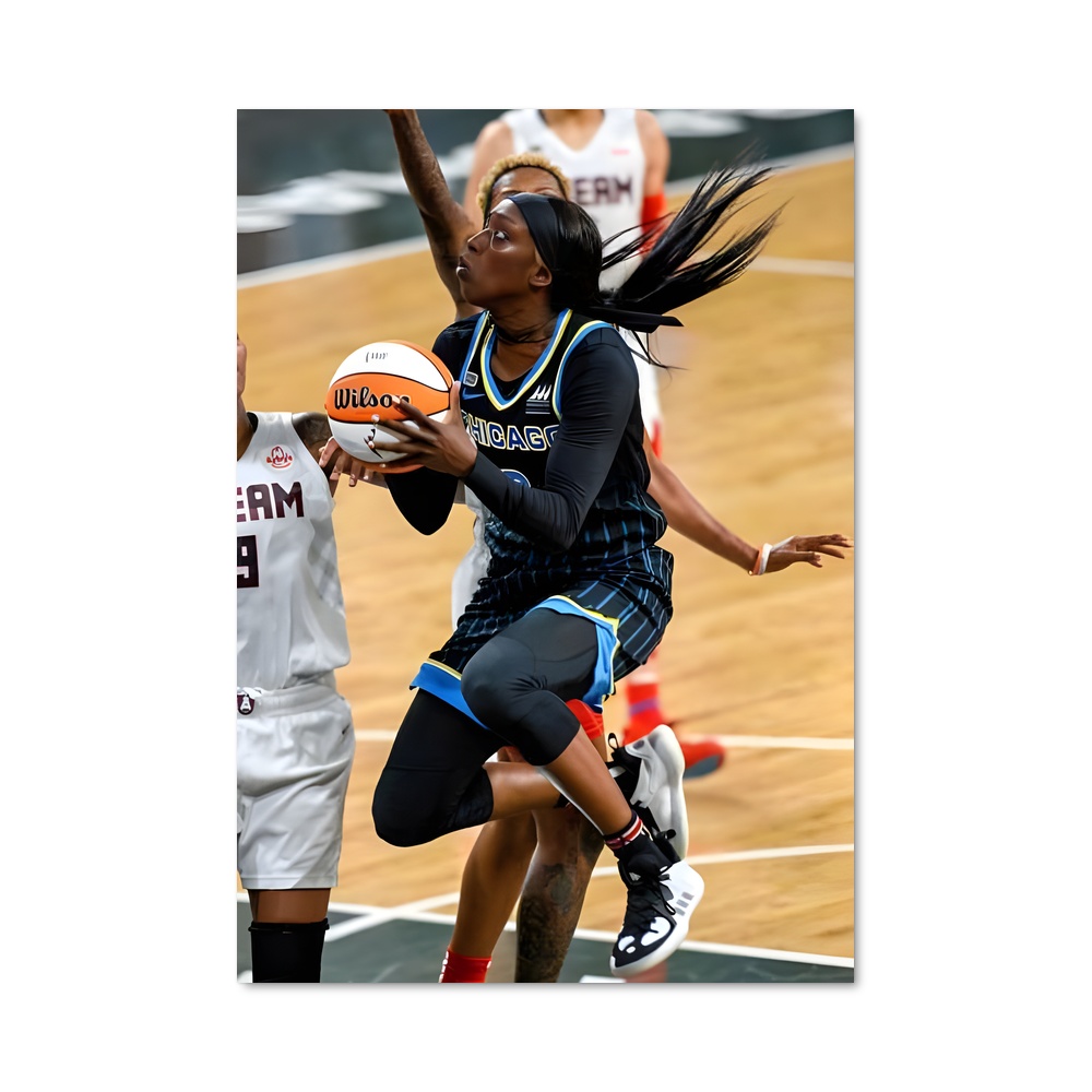 Poster Dunk de L'Inconnu – affiche Basketball